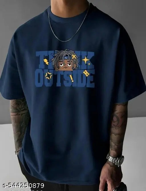 Mens Oversized Cotton Blend T-shirt