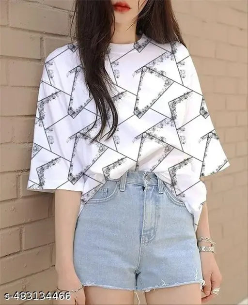 Women oversized t-shirt White